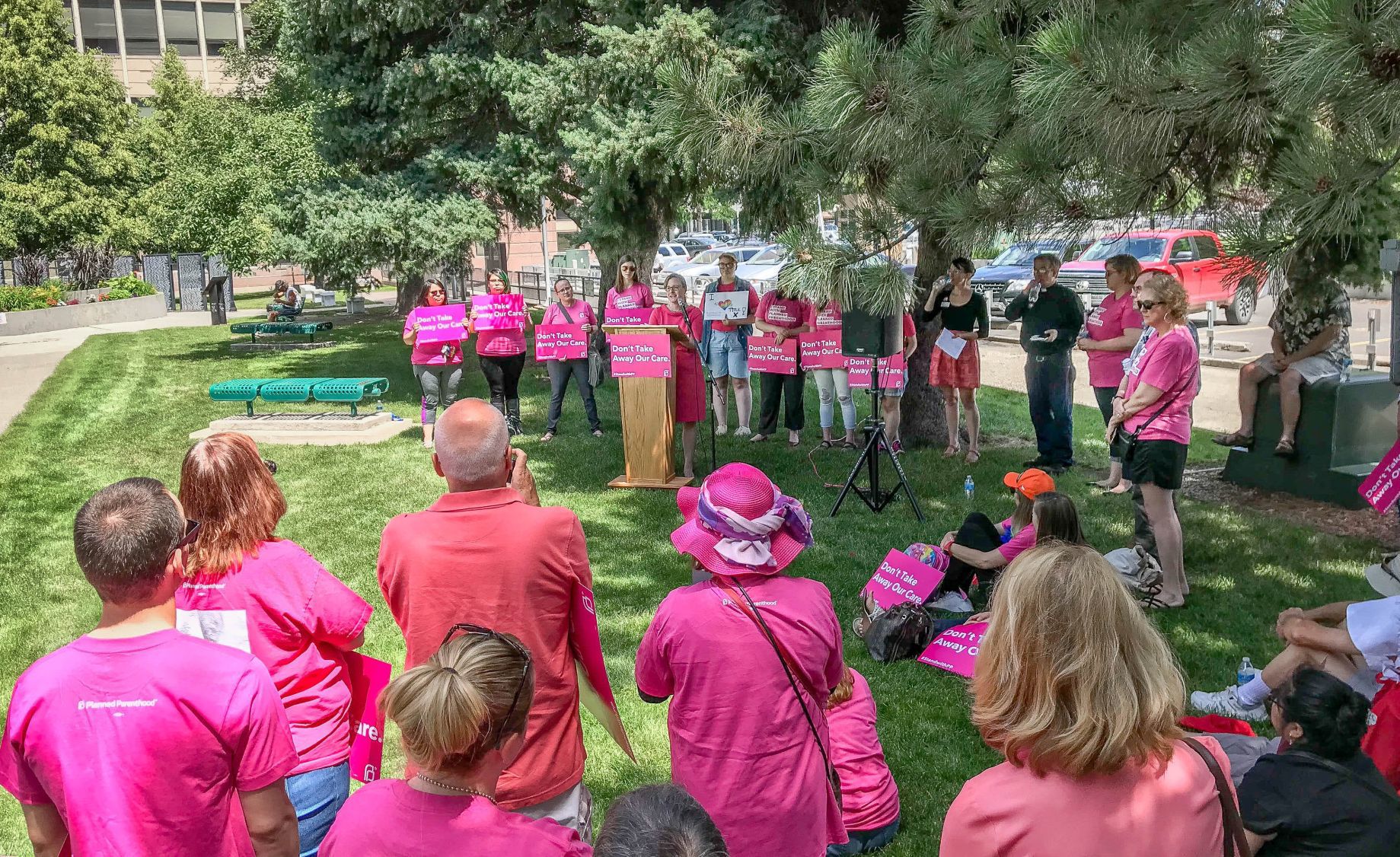 Planned Parenthood rally